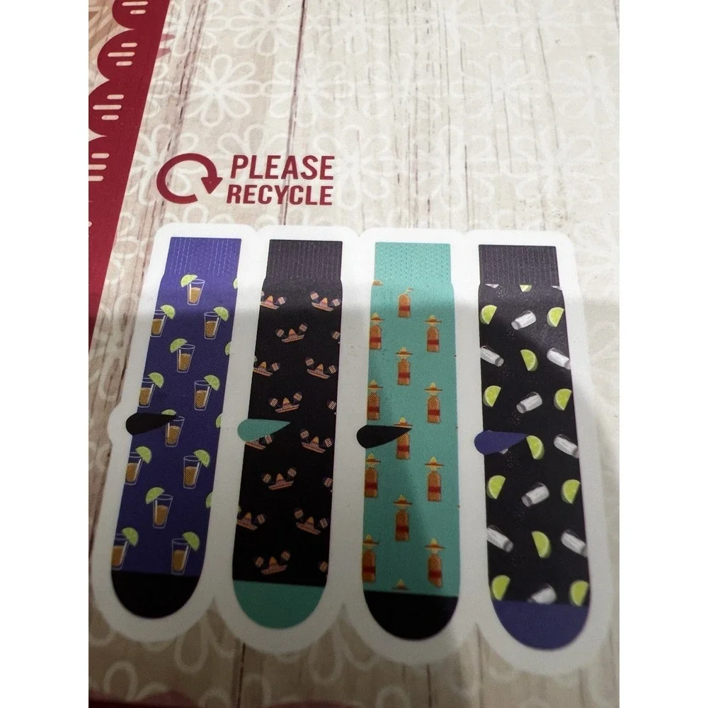 Orrsum Sock Company Men's 4pk Tequila Socks US Size 8-12 w/Gift Box NEW Collecti